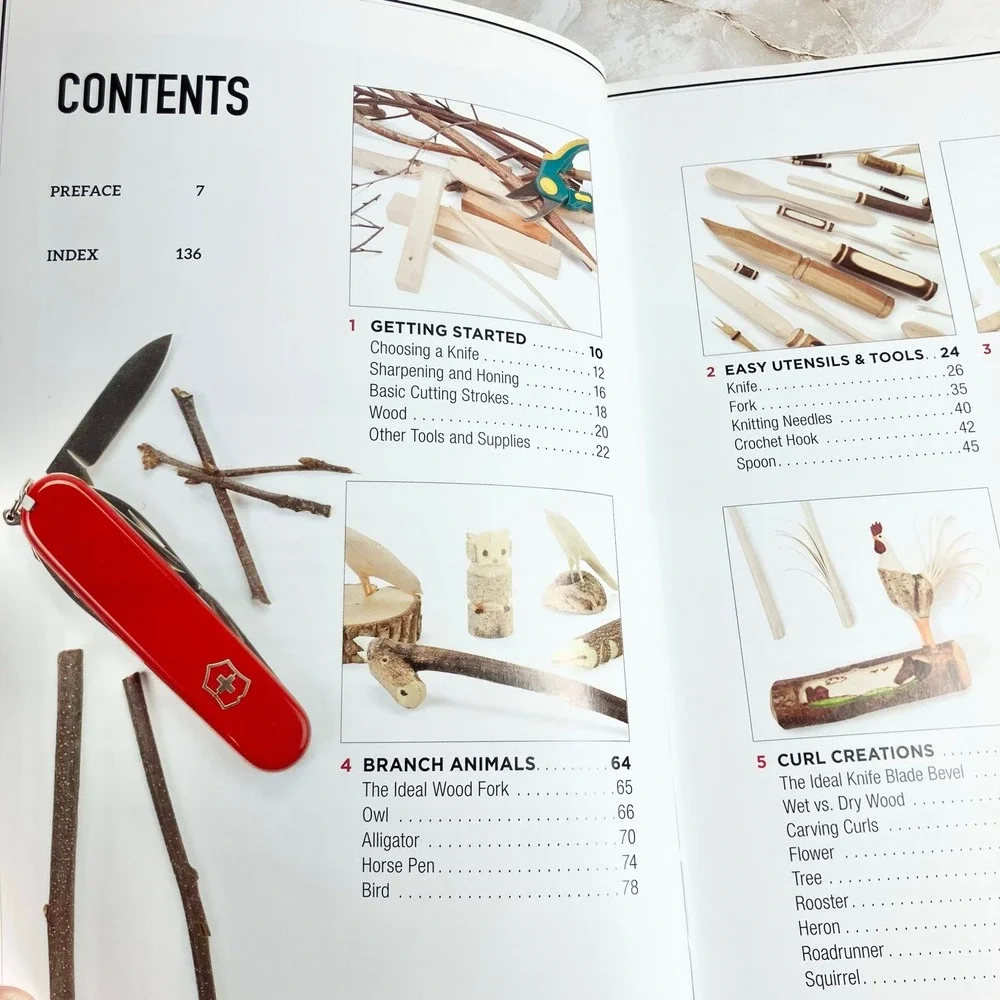 Victorinox Swiss Army Knife Whittling Book by Chris Lubkemann Paperback